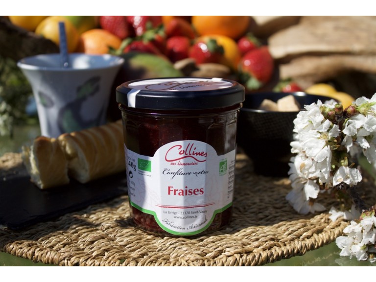 Confiture BIO fraises 