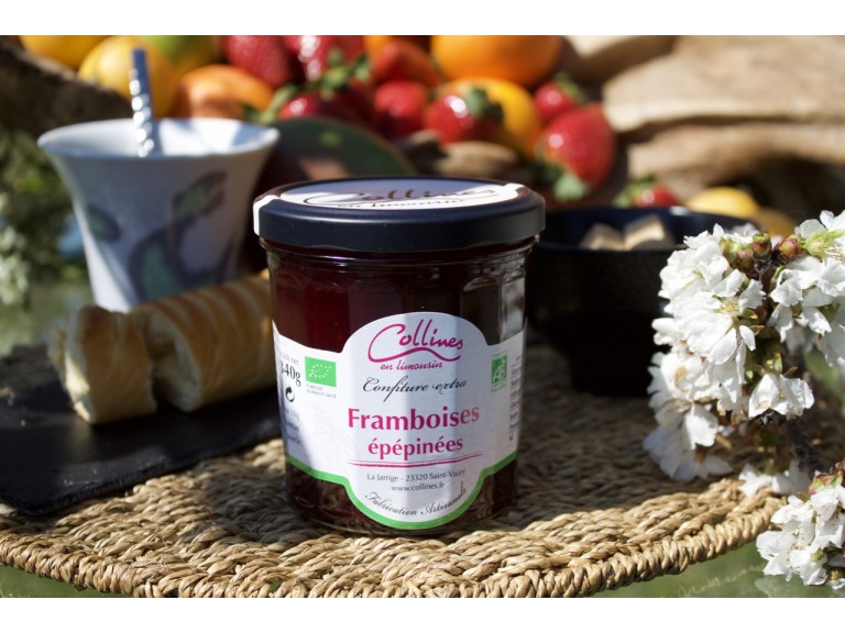 Confiture BIO - Framboises épépinées