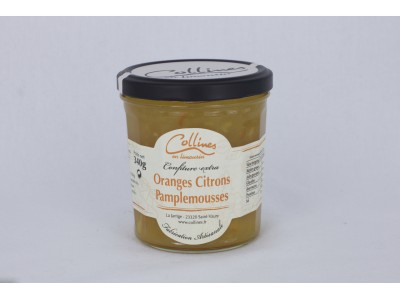 Confiture Terroir - Oranges citrons pamplemousses