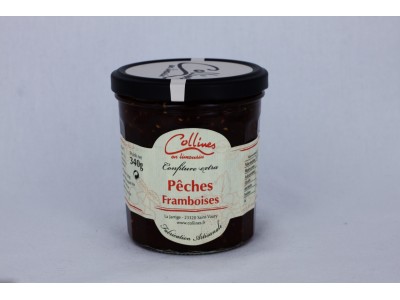 Confiture Terroir - Peches Framboises