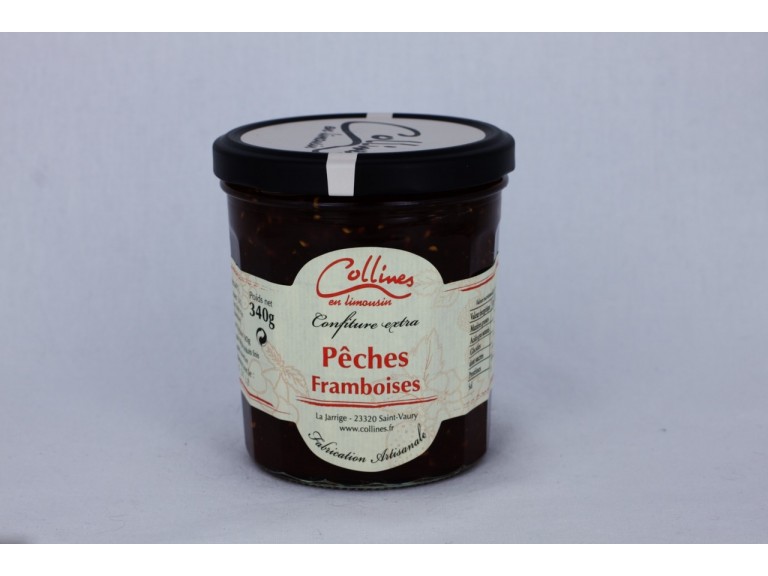 Confiture Terroir - Peches Framboises